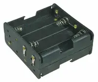 Pouzdro baterie  R6x8  vedle, nad