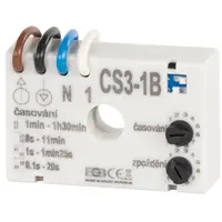 Časový spínač ELEKTROBOCK CS3-1B pro ventilátory se zpožděním