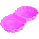 Pískoviště mušle s víkem růžové