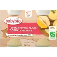 BABYBIO Jablko kdoule z Provence 2 x 130 g