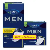 TENA Men level 1 inkontinenční vložky pro muže 24 kusů +12 kusů navíc