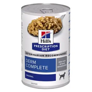 HILL'S Prescription Diet Derm Complete konzerva pro psy 370 g