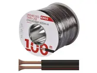 Dvojlinka nestíněná 2x1,5mm černo/rudá EMOS S8290 100m