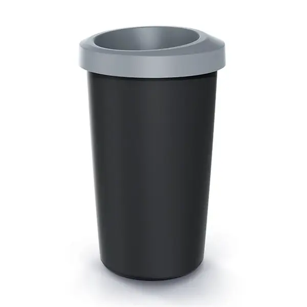 Koš odpadkový COMPACTA R DROP světle šedý 25l