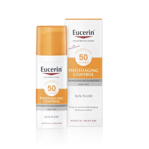 EUCERIN Sun Photoaging Control Opalovací emulze na obličej SPF50 50 ml