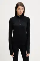 Tričko s dlhým rukávom Pangaia Plant-Stretch Zipped Long Sleeve Top