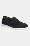Nubukové mokasíny Tommy Hilfiger TOMMY HILFIGER NUBUCK P LOAFER