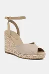 Sandále Tommy Hilfiger CHAMBRAY HIGH WEDGE ESPADRILLE