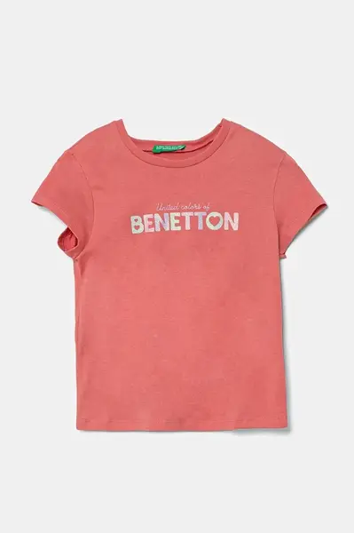 Detské bavlnené tričko United Colors of Benetton