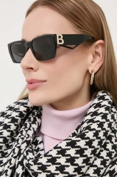 Slnečné okuliare Burberry dámske, čierna farba