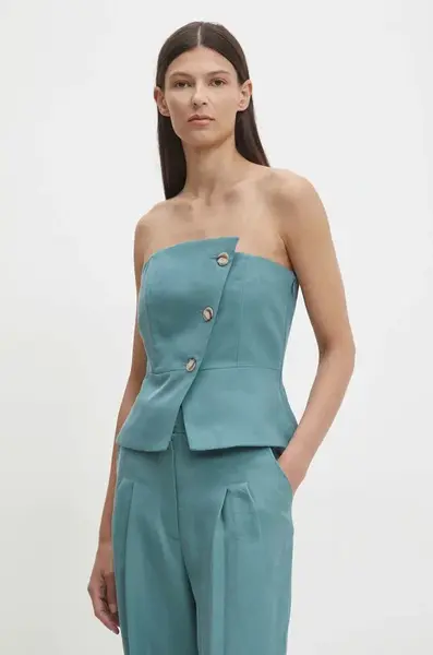 Blúzka s prímesou ľanu BA&SH