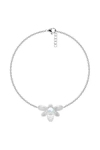 Postriebrený náramok Lilou Honey