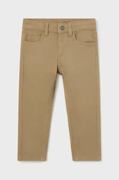 Detské bavlnené nohavice Mayoral slim fit basic