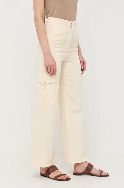 Nohavice s prímesou ľanu Patrizia Pepe