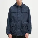 Bunda Barbour Barbour Modified Durham Showerproof Jacket tmavomodrá farba, prechodná, oversize, MSP0133