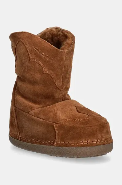 Semišové snehule Inuikii Cowboy Embroidery