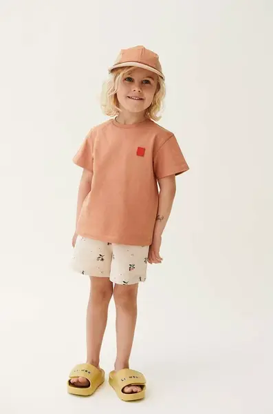 Detské bavlnené šortky Liewood Gram Printed Sweatshorts