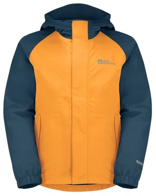 Jack Wolfskin Tucan K 116, orange pop Dětská bunda na zip