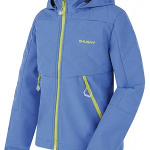 Husky Salex K 152-158, blue Dětská softshell bunda