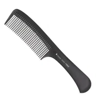 Karbonový hřeben na vlasy s rukojetí Hairway 05092 - 22,5 cm