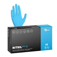 Silnější nitrilové rukavice Espeon Nitril Ideal 3 - 100 ks, modré, velikost M (100180)