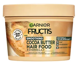 Maska pro uhlazení nepoddajných a krepatých vlasů Garnier Fructis Cocoa Butter Hair Food - 400 ml + dárek zdarma