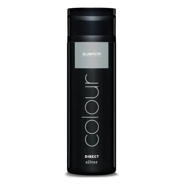 Barva na vlasy s přímými pigmenty Subrina Professional Direct Colour Silver - 200 ml, stříbrná (060347) + dárek zdarma