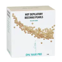 Depilační vosk pro jemnou pokožku Sibel Beeswax Pearls - světle žlutý, 1000 g (7410441) + dárek zdarma