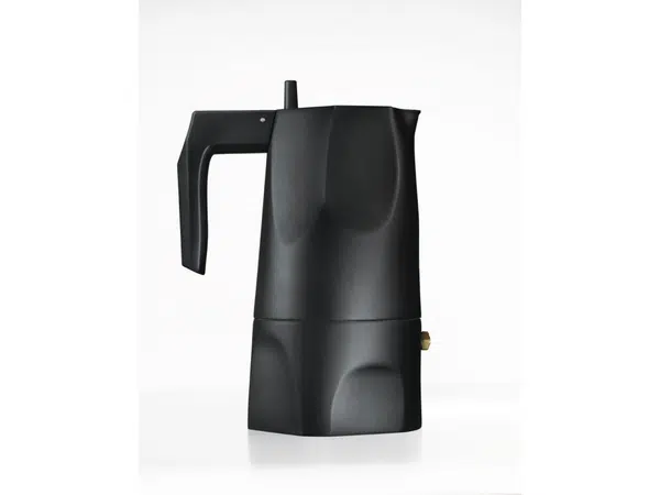 Espresso kávovar Ossidiana, černý, prům. 12 cm - Alessi