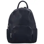 Dámský kožený batůžek tmavě modrý - Delami Vera Pelle Elissen