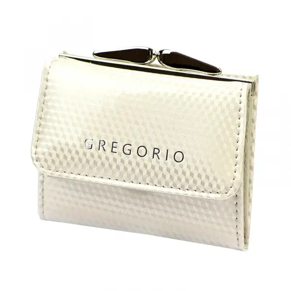 Dámská kožená peněženka krémová - Gregorio Ariona