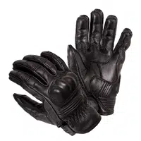 Kožené moto rukavice W-TEC Trogir černá M
