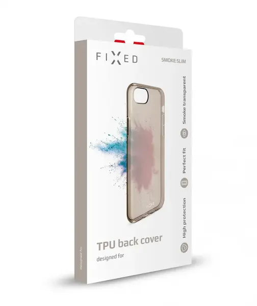 FIXED Slim silikonové pouzdro pro Honor 9X Lite, kouřové