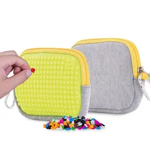 PIXIE CREW univerzální pouzdro ŠEDÉ/NEON ŽLUTÉ