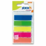 Samolepicí proužky Hopax Stick’n Clearnote - 45 x 12 mm, 5 × 25 listů