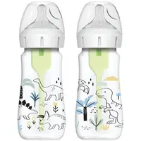 Dr.Browns láhev Wide Neck Dino 2x270ml