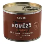Konzerva LOUIE hovězí s mrkví, vitamíny a minerály 200g