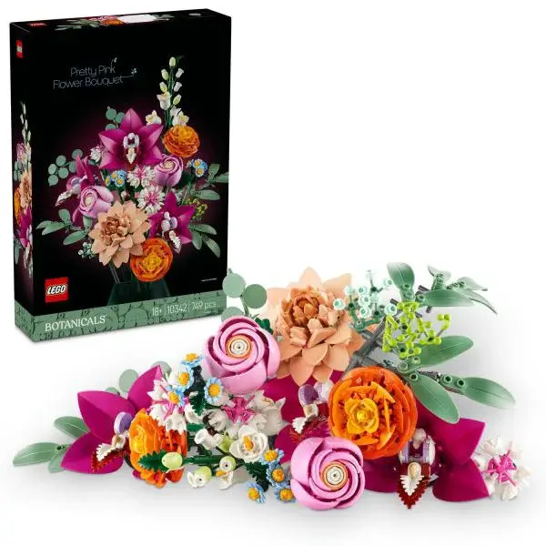 LEGO® Botanicals 10342 Krásná kytice růžových květů