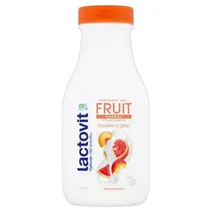Lactovit Energetický sprchový gél Broskyňa a grep (Fruit Shower Gel) 500 ml