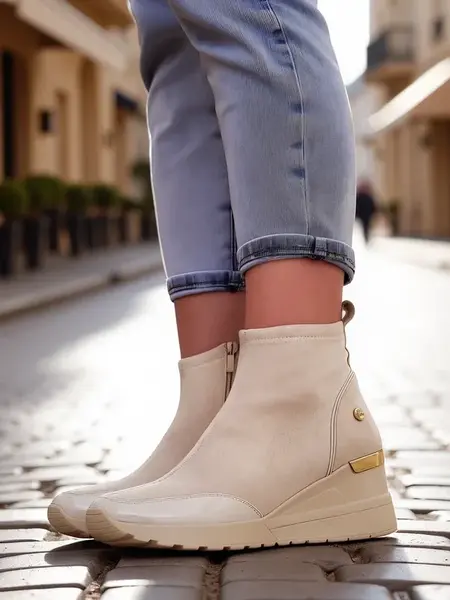 Resti Women's ankle boots on a wedge Zarricos