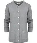 Pri Classic warm thick short cardigan sweater EMILIA decorative buttons