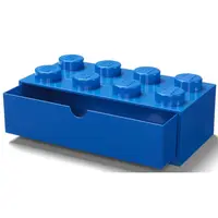LEGO® stolní box 8 se zásuvkou - modrá