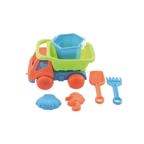 Auto do písku s doplňky plast 16cm 2 barvy