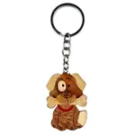 Dvěděti Dřevěná klíčenka velká Pes s kostí