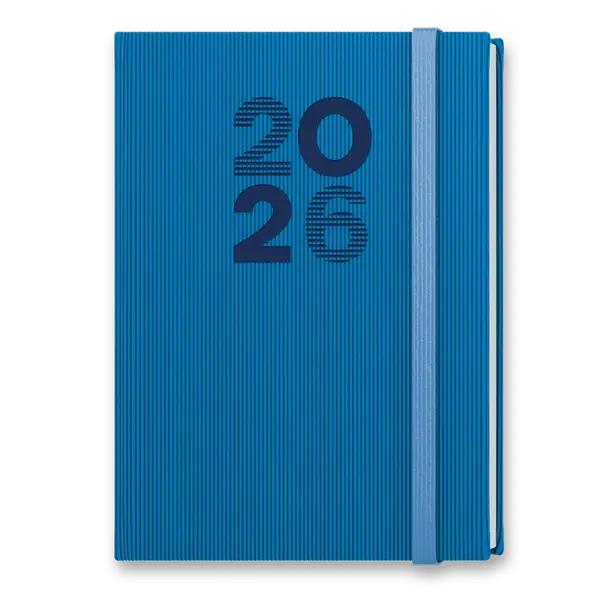 Týdenní diář Baloušek Vigo 2026  - A5, modrý