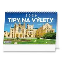 Tipy na výlety 2026 - stolní obrázkový kalendář