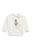 Mikina Polo Ralph Lauren bílá barva, s potiskem, 320971483001