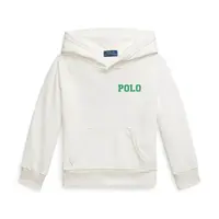 Mikina Polo Ralph Lauren bílá barva, s kapucí, s potiskem, 322977424001