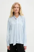 Halenka Answear.LAB dámská, modrá barva, hladká