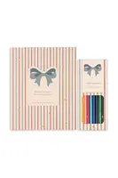 Brožura se samolepkami Konges Sløjd ACTIVITY BOOK WITH COLOR PENCILS KS103119